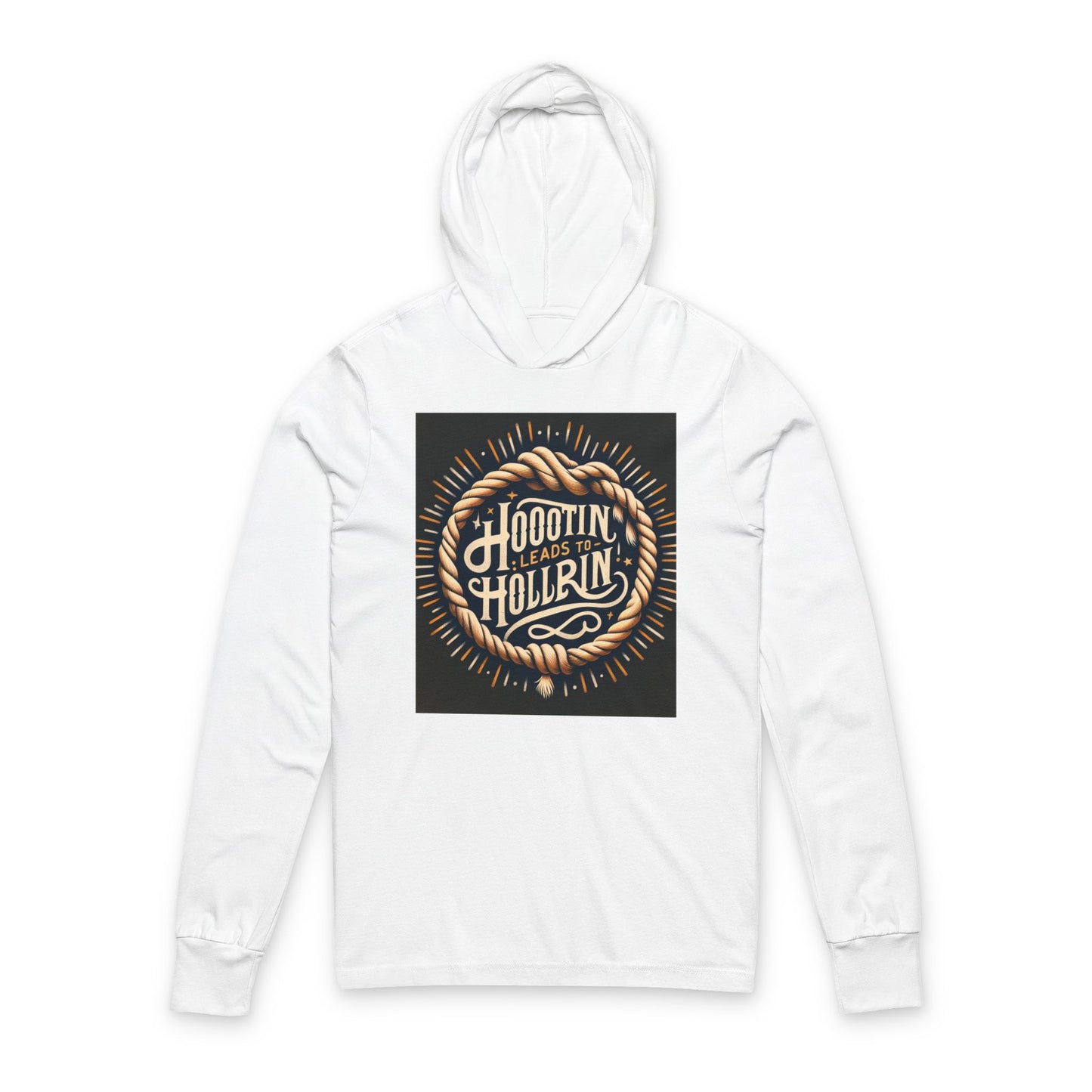 Hooded Long Sleeve Tee, Unisex Hoodie, Perfect for Casual Wear, Ideal for Gifting, Great for All Seasons, Celebrate with Comfort