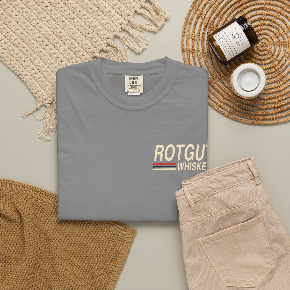 Rotgut Whiskey Take the Long Way Vintage Graphic T-Shirt