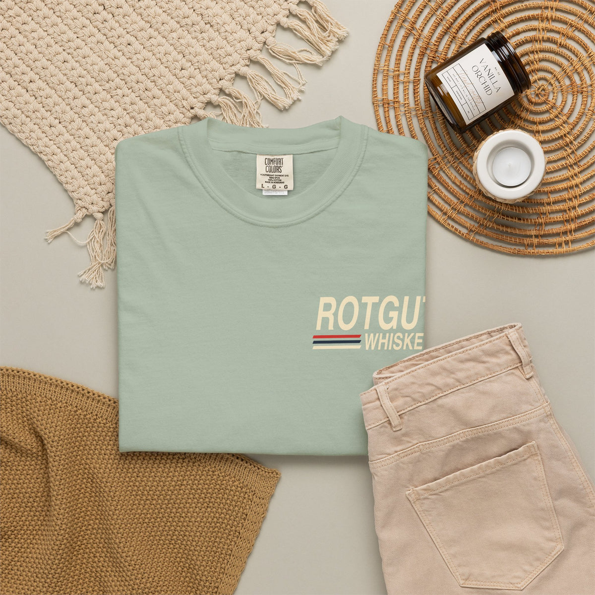 Rotgut Whiskey Take the Long Way Vintage Graphic T-Shirt