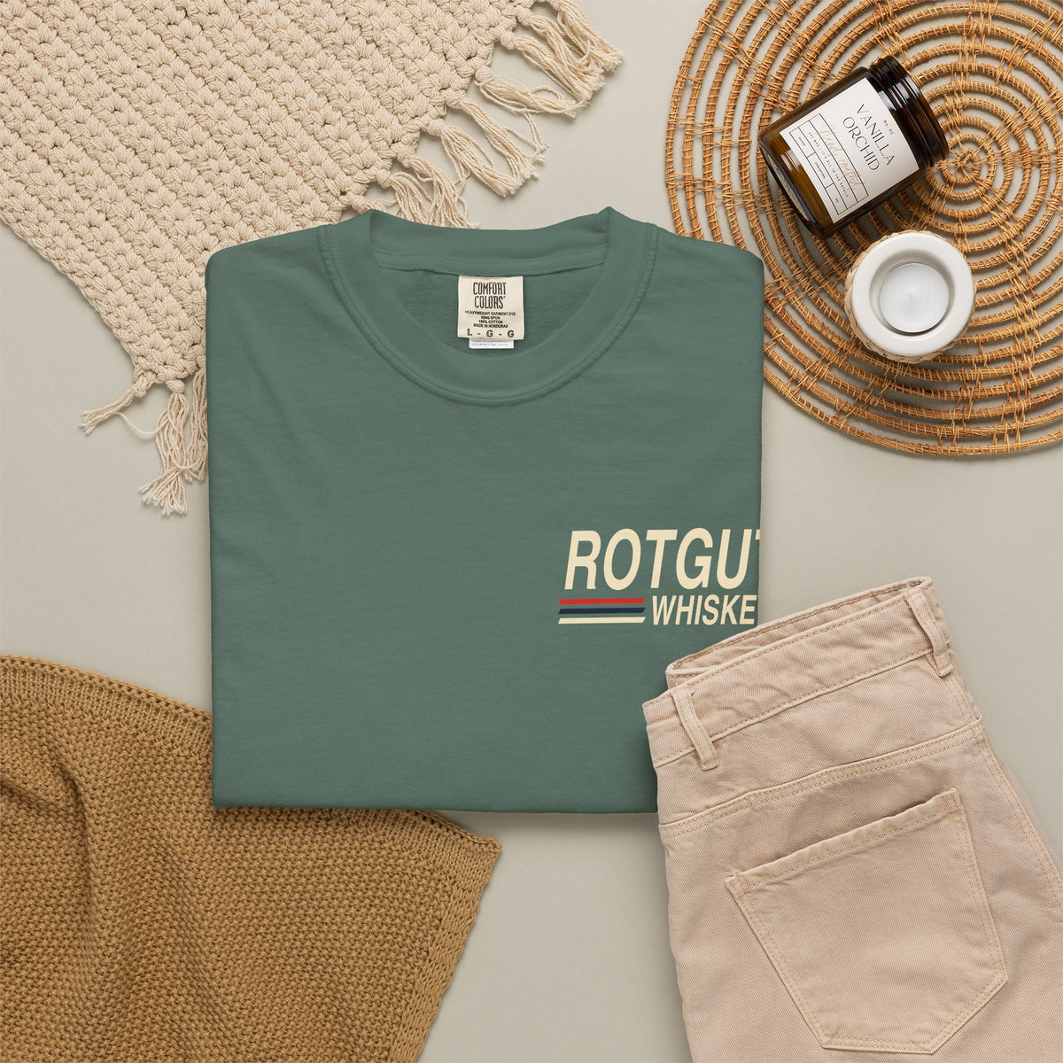 Rotgut Whiskey Take the Long Way Vintage Graphic T-Shirt