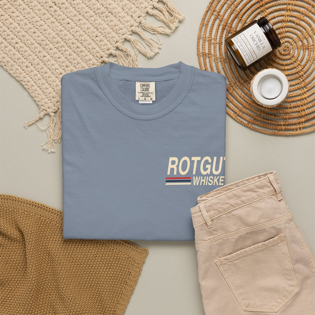 Rotgut Whiskey Take the Long Way Vintage Graphic T-Shirt