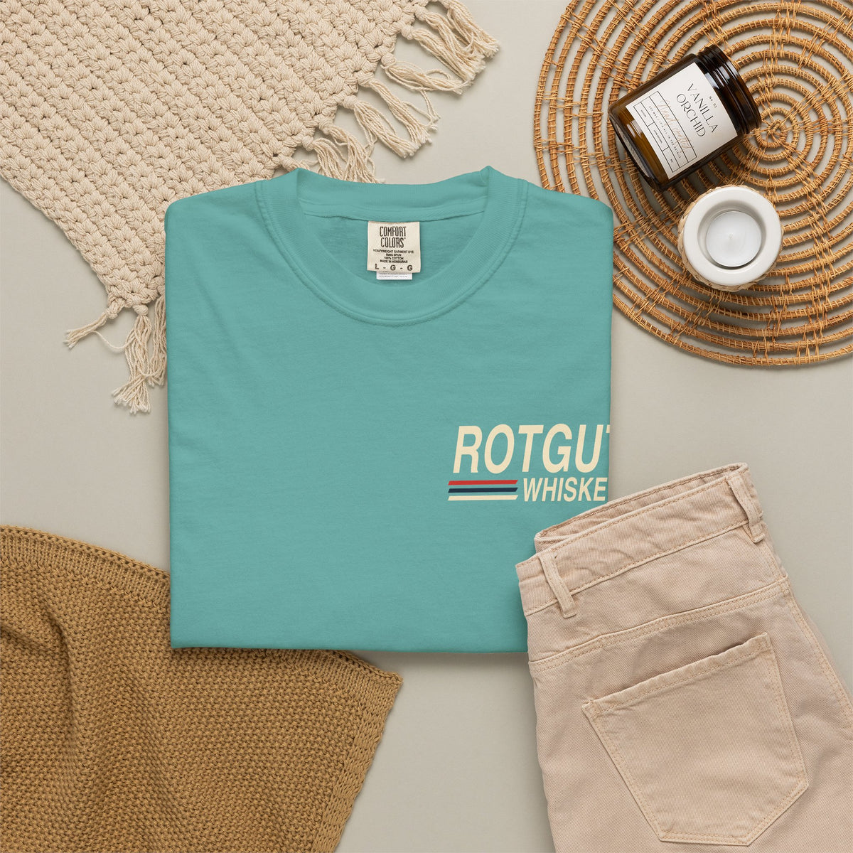 Rotgut Whiskey Take the Long Way Vintage Graphic T-Shirt